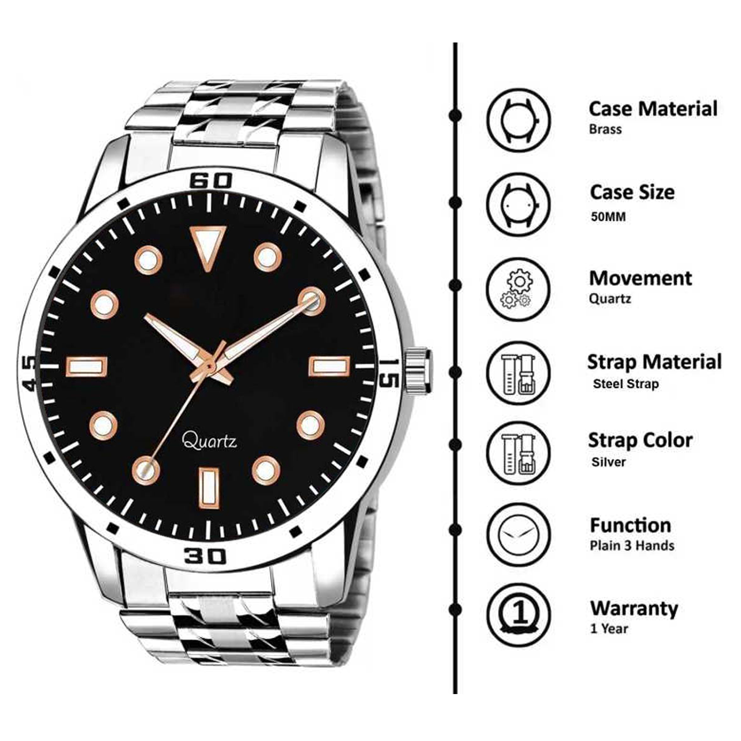 Designer Stylish New For Boys And Mens Analog Watch - For Men's and Boy's